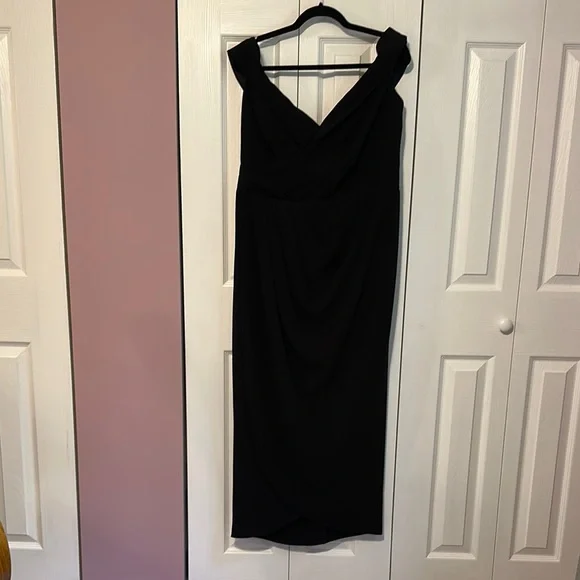 City Chic | Dresses | Elegant Black Off Shoulder Evening Dress